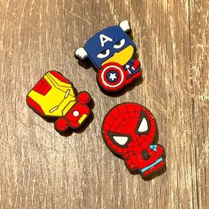 Super Hero Croc Charms